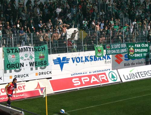 sv ried gegen sk rapid wien april 2008 meister