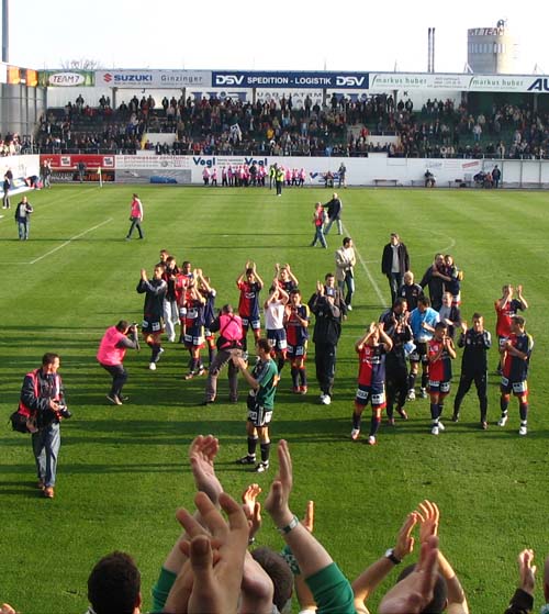 sv ried gegen sk rapid wien april 2008 meister